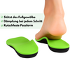 Einlegesohle mit Fußgewölbe-Stütze, Dämpfung und rutschfester Passform – ideal für bequemes Gehen und langes Stehen im Alltag